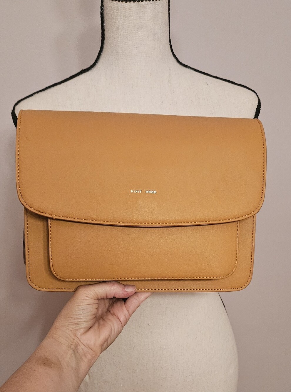 Pixie Mood Tan Crossbody Shoulder Bag